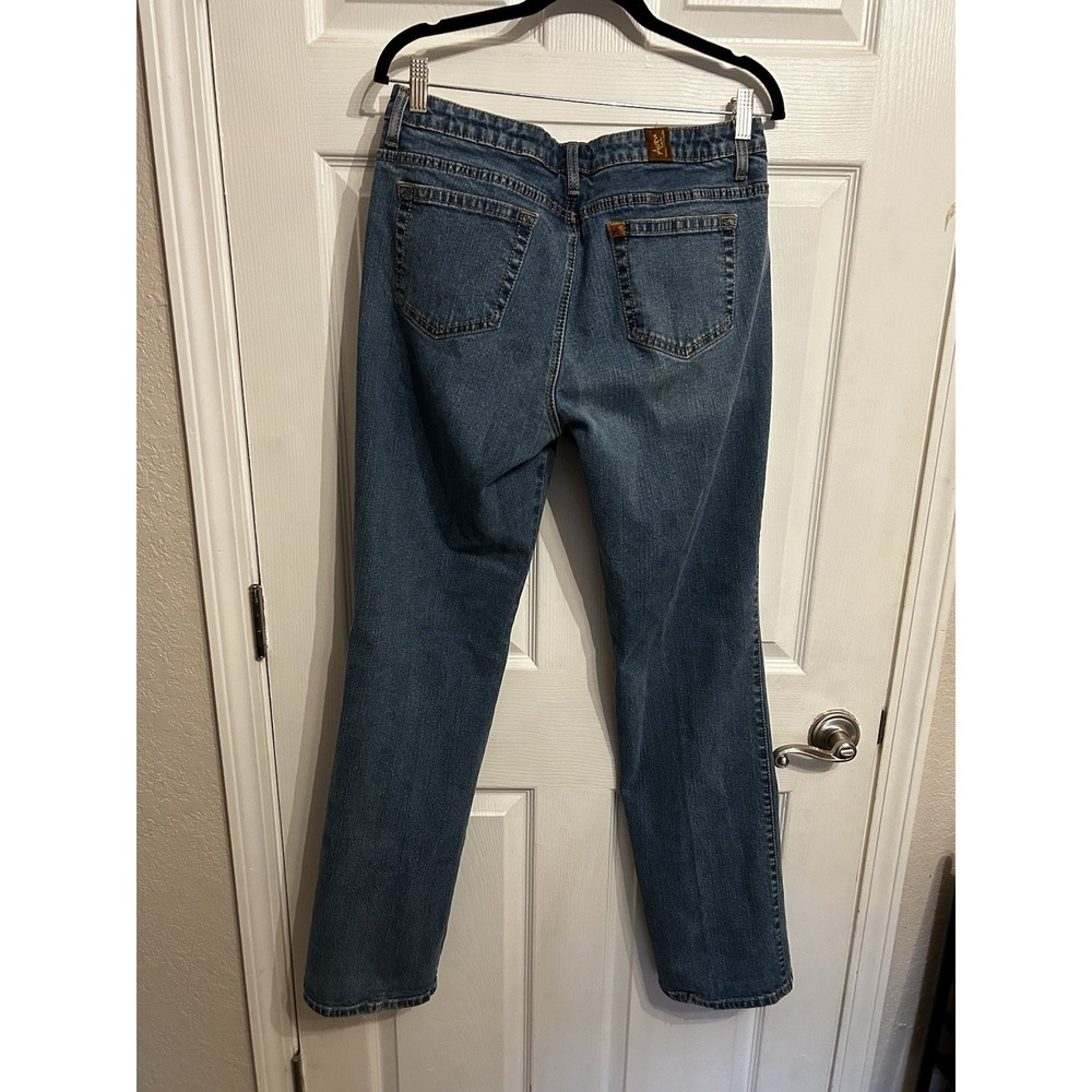 Aura Wrangler Womens 12 P Short Rise Medium Wash Blue Denim Jeans Western